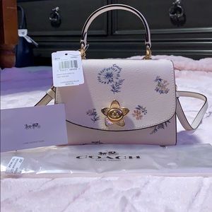 Coach NWT Multi Dandelion Micro Tilly Top Handle